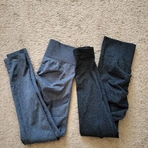 Kids Gray and Black Leggings
